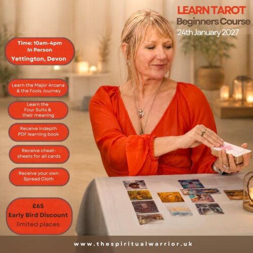 In Person Tarot Course For Beginners (Devon)